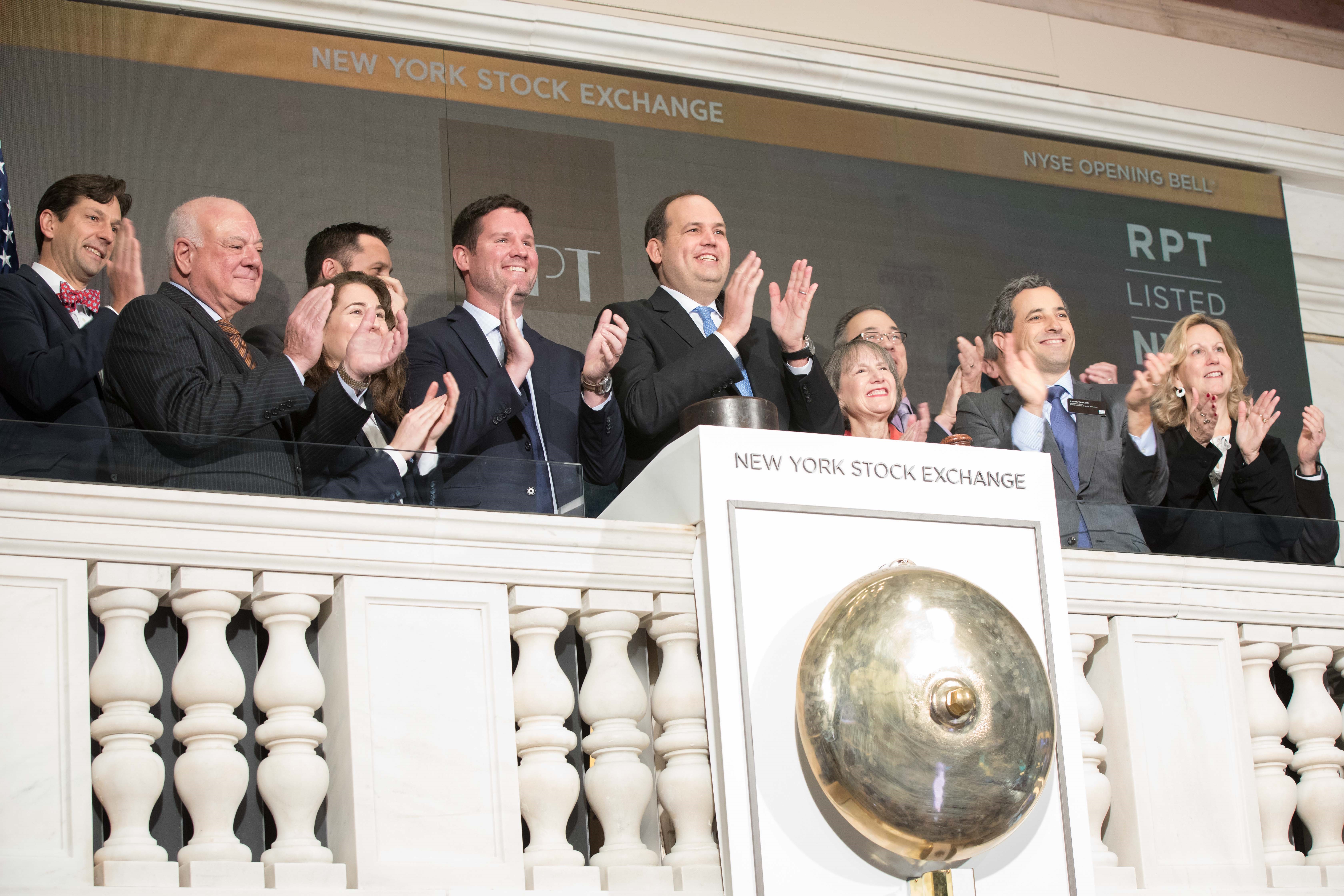 New York Rpt RPT Realty Rings Opening Bell at New York Stock Exchange | Nareit