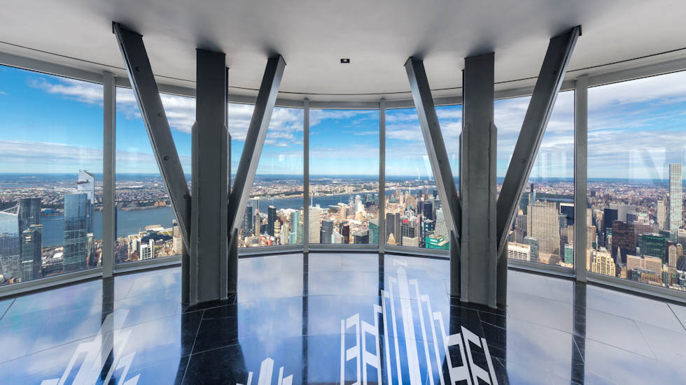 The Empire State Building’s new 102nd floor Observation Deck, fully indoors with a 360-degree view.