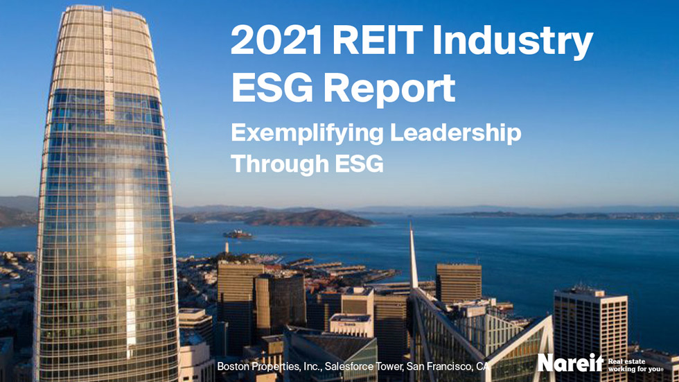 2021 ESG Report cover