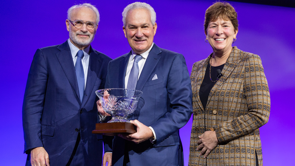 Jim Risoleo Accepts Award