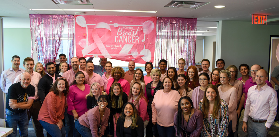 Breast cancer awareness and volunteer event hosted by Spirit’s Women’s Leadership Council
