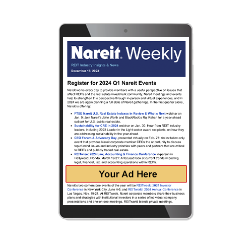 newsletter advertising mockup