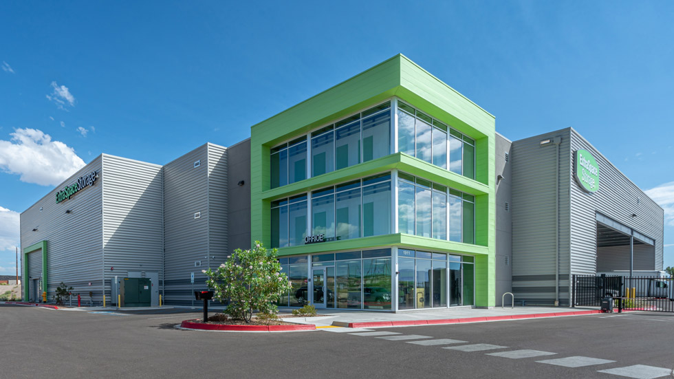 Properties like this facility in Albuquerque, New Mexico show the new face of self-storage. Photo courtesy of Extra Space Storage.