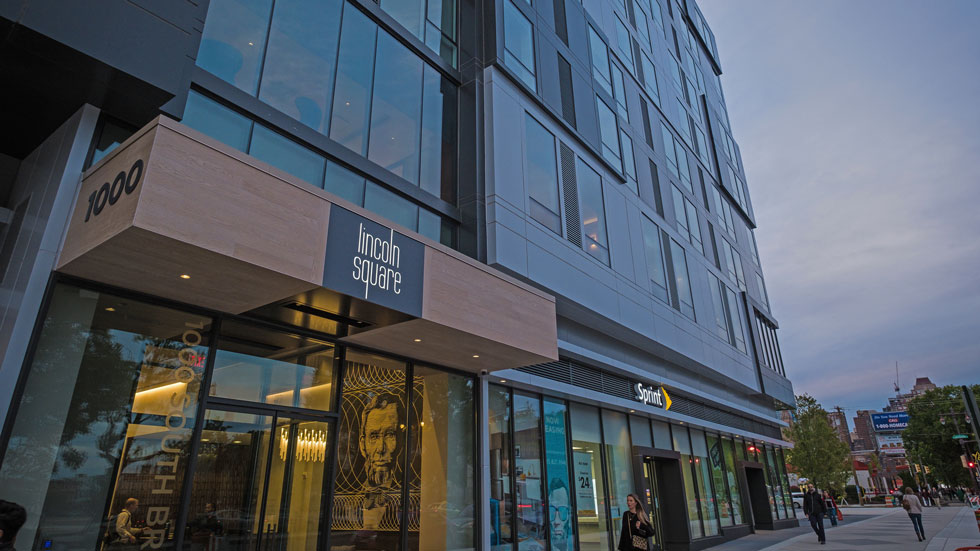 Lincoln Square lobby exterior