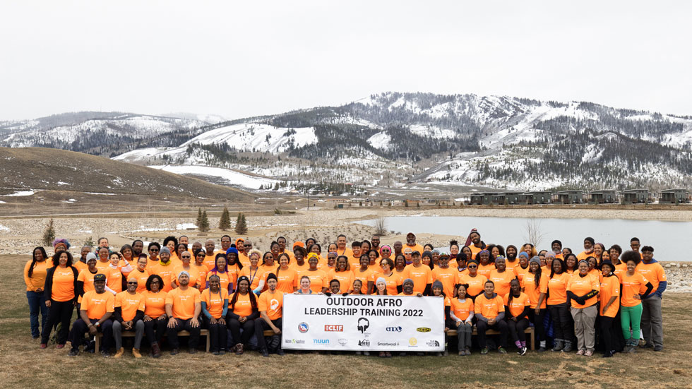 Outdoor Afro leadership training group photo