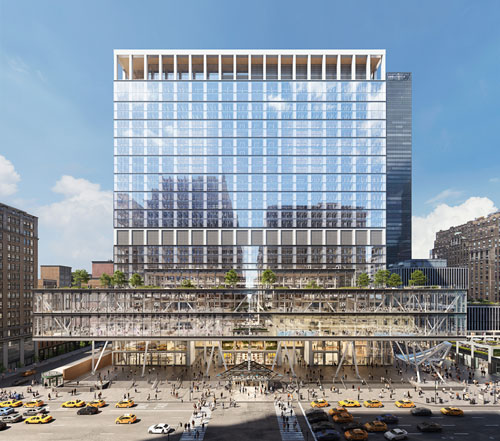 PENN 2, located above Penn Station, is undergoing an extensive redevelopment.