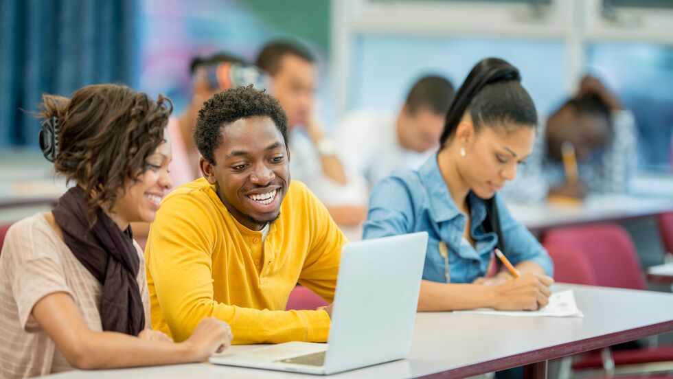 students in a classroom