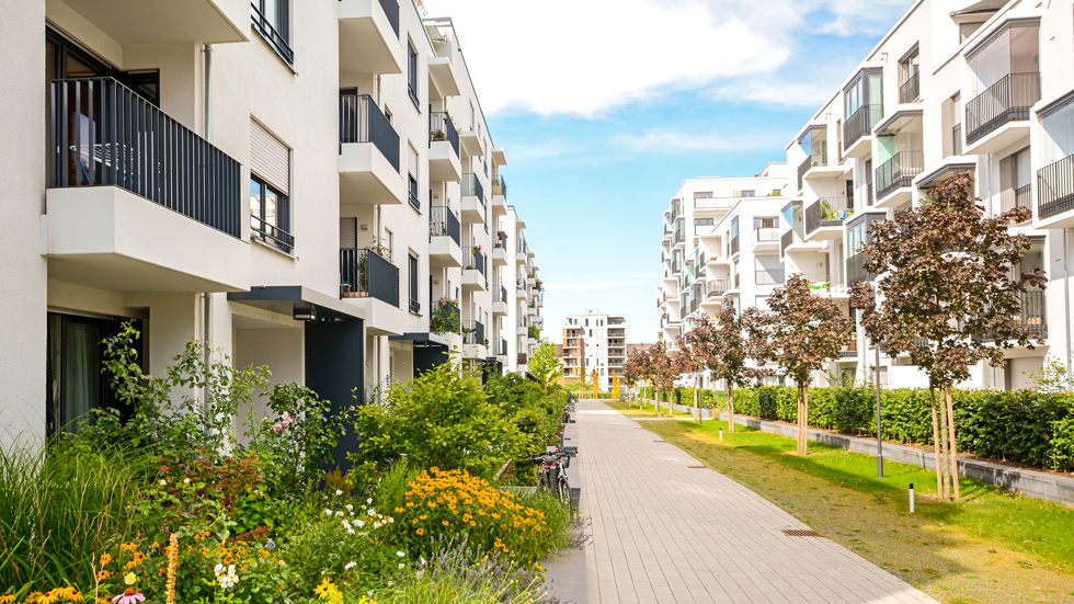 Residential Green Apartment Complex