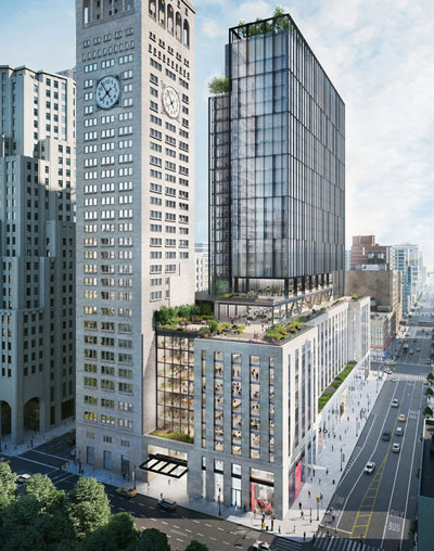 A rendering of SL Green’s One Madison Avenue.