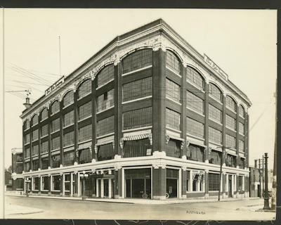 Image of the old Ford Model T assembly plant in Pittsburgh.