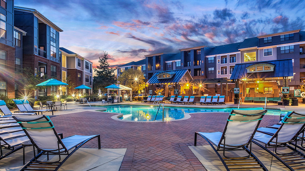 Image of a Bluerock Residential property, Wesley Village in Charlotte, North Carolina.