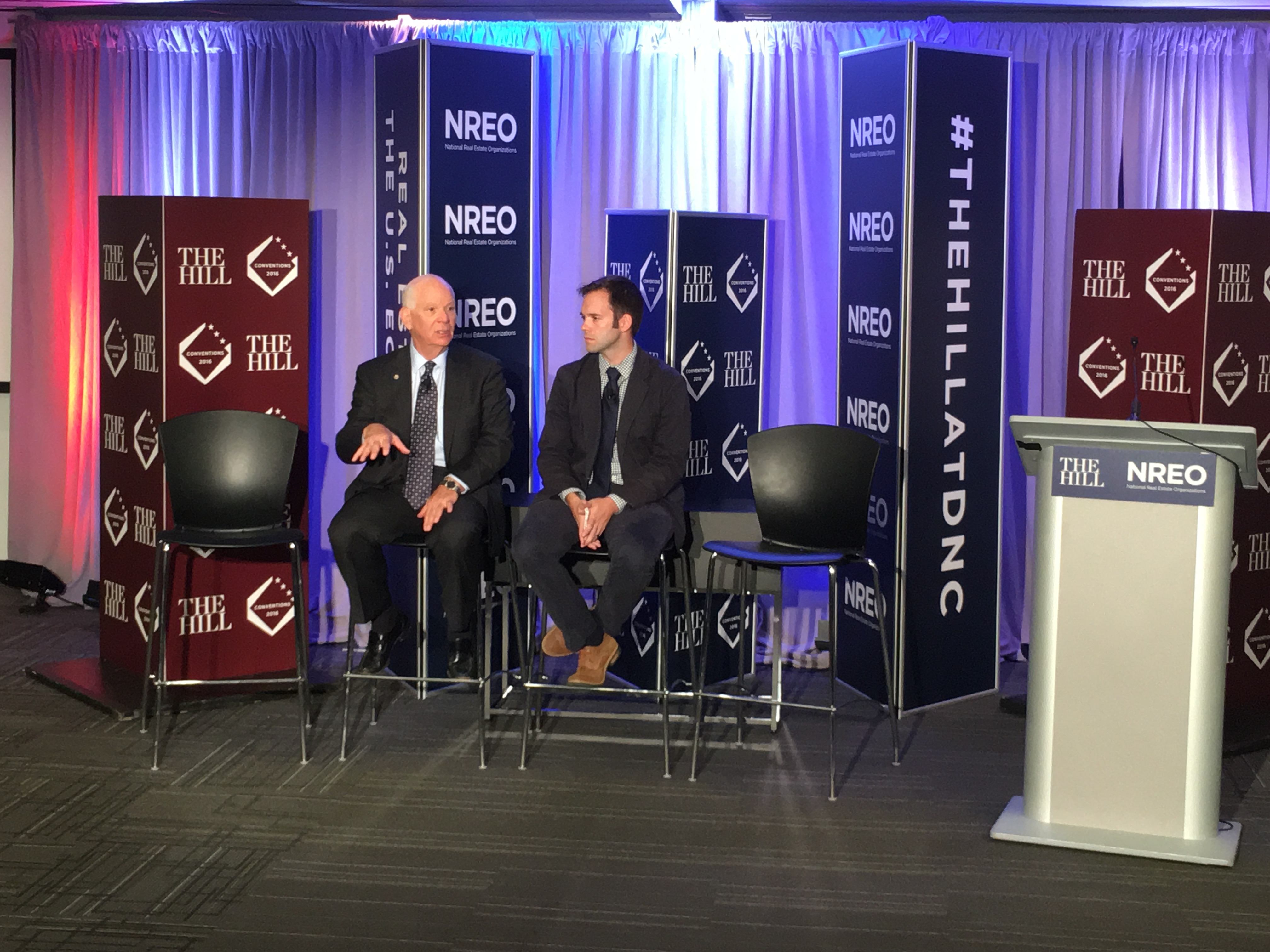 Sen. Ben Cardin and Pete Schroeder