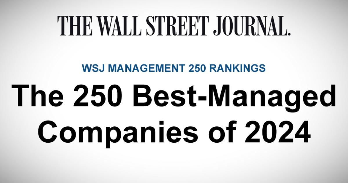 Three REITs Named to List of 250 Best-Managed Companies | Nareit