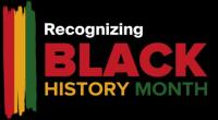 Recognizing Black History Month logo