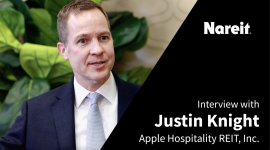 Justin Knight, president and CEO of Apple Hospitality REIT 