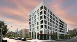 Wide shot building