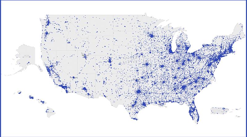 US REIT Map