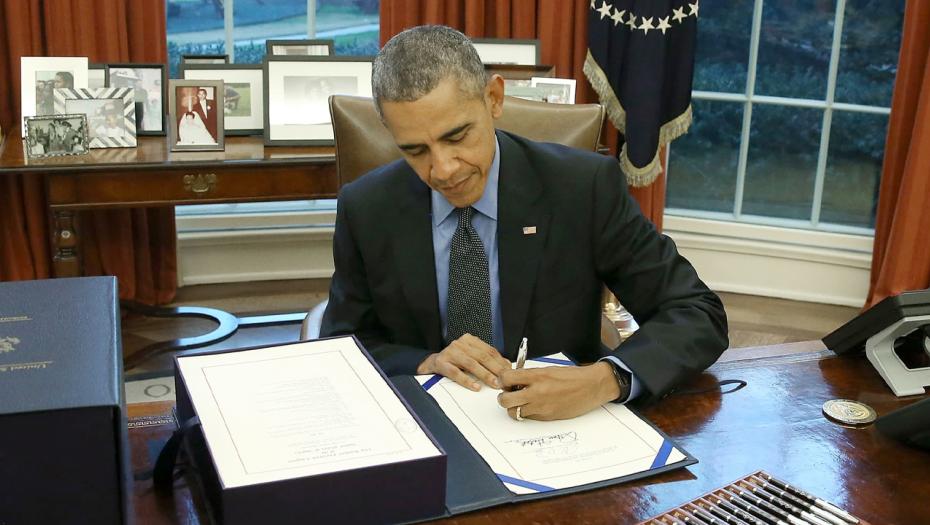 Obama Signing
