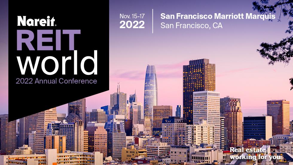 REITWorld 2022, San Francisco November 2022