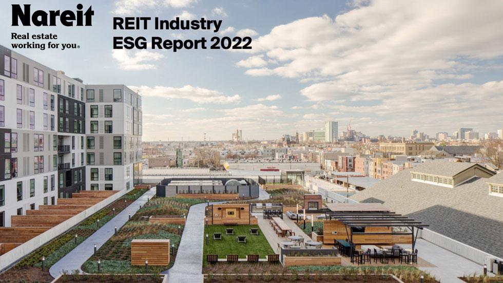 2022 REIT industry ESG report cover