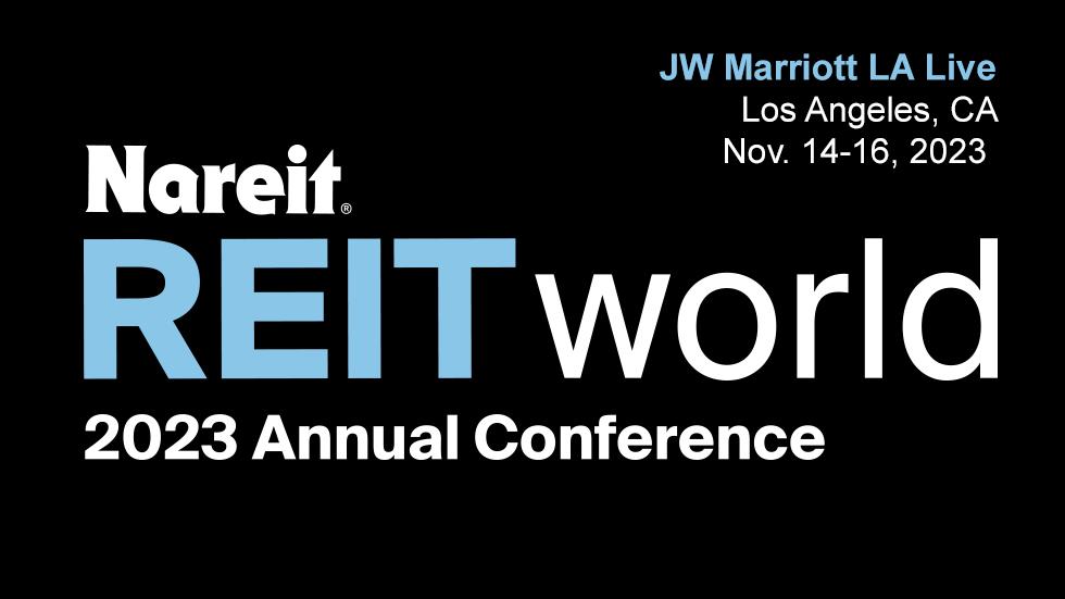REITworld 2023 event information 