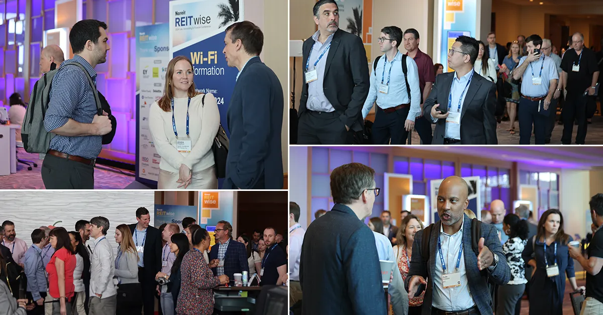 Nareit members at various networking events