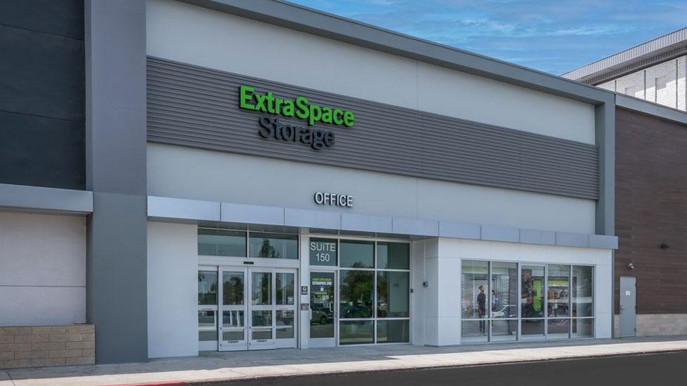 A former Sears location in El Cajon, California now has self-storage units in the basement level and retail sites upstairs.