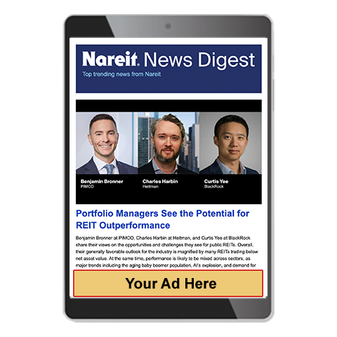 Nareit News Digest email newsletter