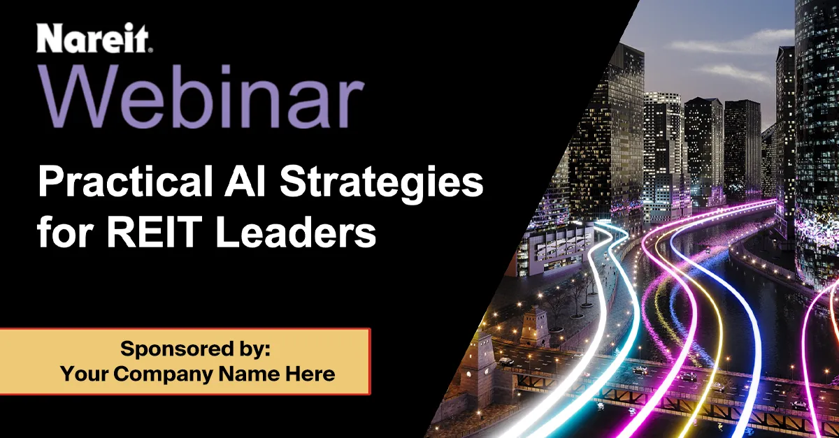 Nareit Webinar example