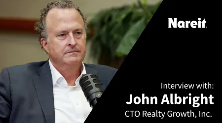 John Albright, president and CEO of CTO Realty Growth