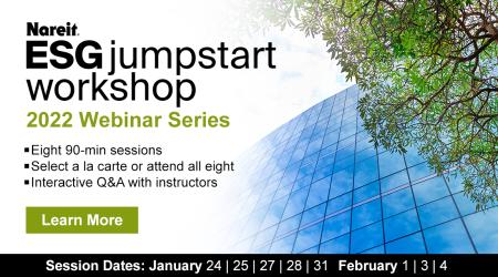 ESG JumpStart Workshop: 2022 Webinar Series