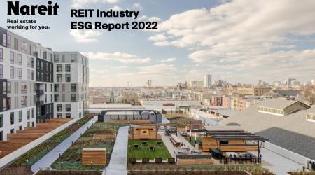 2022 REIT industry ESG report cover