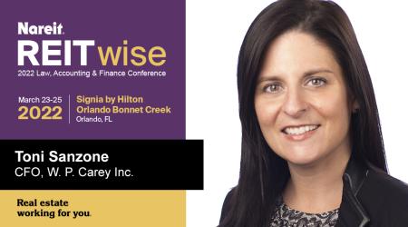 Toni Sanzone, CFO of W.P. Carey Inc. 