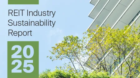 2025 REIT Industry Sustainability Report cover