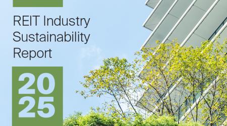 2025 REIT Industry Sustainability Report cover