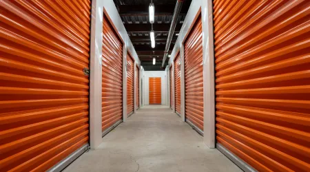 Interior of self storage location