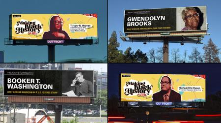OUTFRONT Media and Lamar Advertising billboards