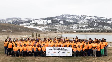 Outdoor Afro leadership training group photo