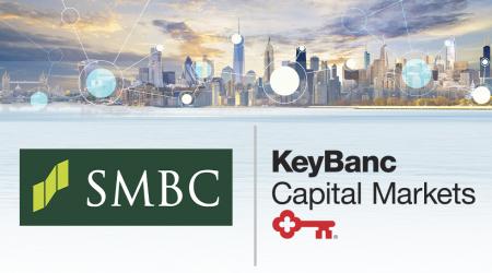 SMBC and KeyBanc logos