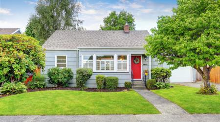 A typical suburban one-story home.