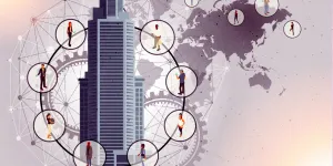 Stock image of supply chain